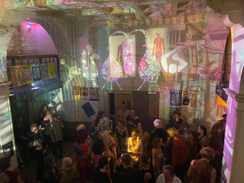 Ballonnenfeest, Paradiso, Ruigoord, Projecties, dia , Judocus, visuals, 2023