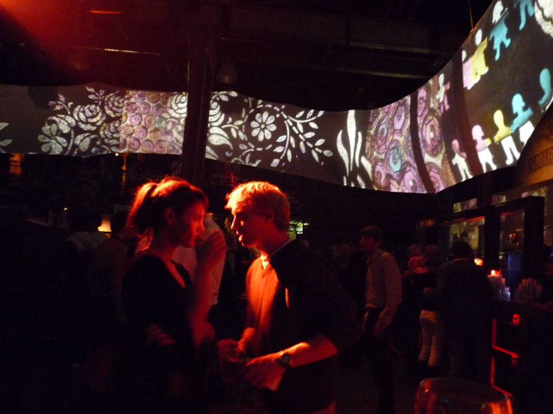Judocus, visuals, projecties, affordable, Art, Fair, westerunie, Amsterdam, 2009
