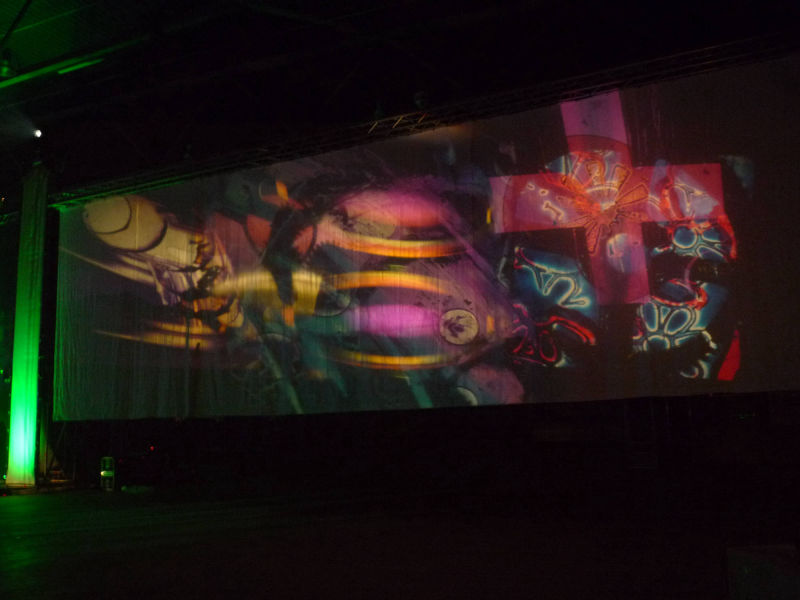 Visuals Judocus Slides in Motion, You-Dance, New Year, 2010, Zeelandhallen, Goes