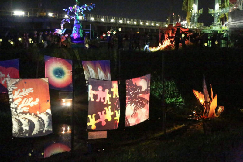  Beeldenroute Landjuweel. Ruigoord. 2017, judocus, slidesinmotion, visuals, projections, projecties