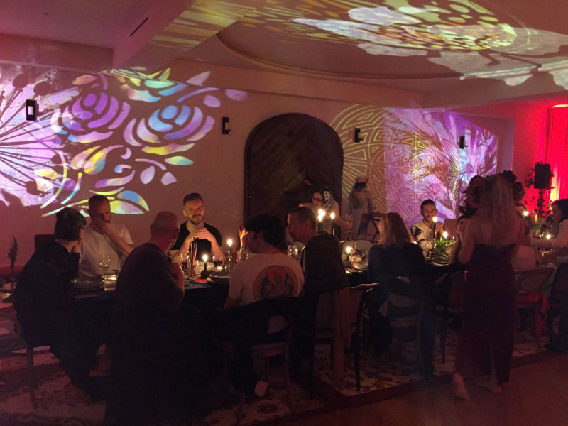 mandali, retreat, centre, visuals, judocus, theexperienceenhancers, slidesinmotion, projections, dinne, event, italy, 2018