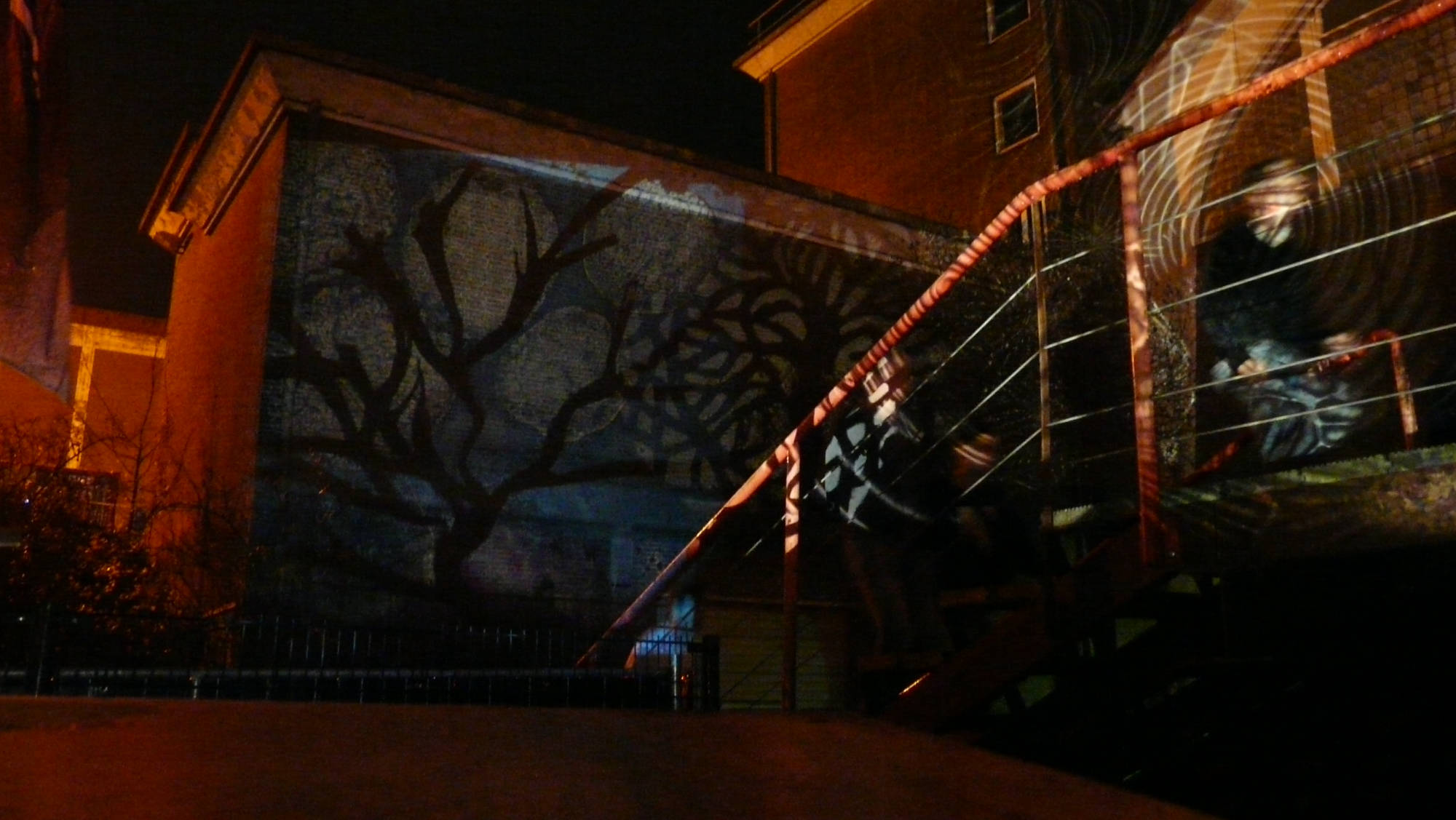 Herfstdrift, DeVasim, Nijmegen, 2018, projections, visuals, judocus, slidesinmotion