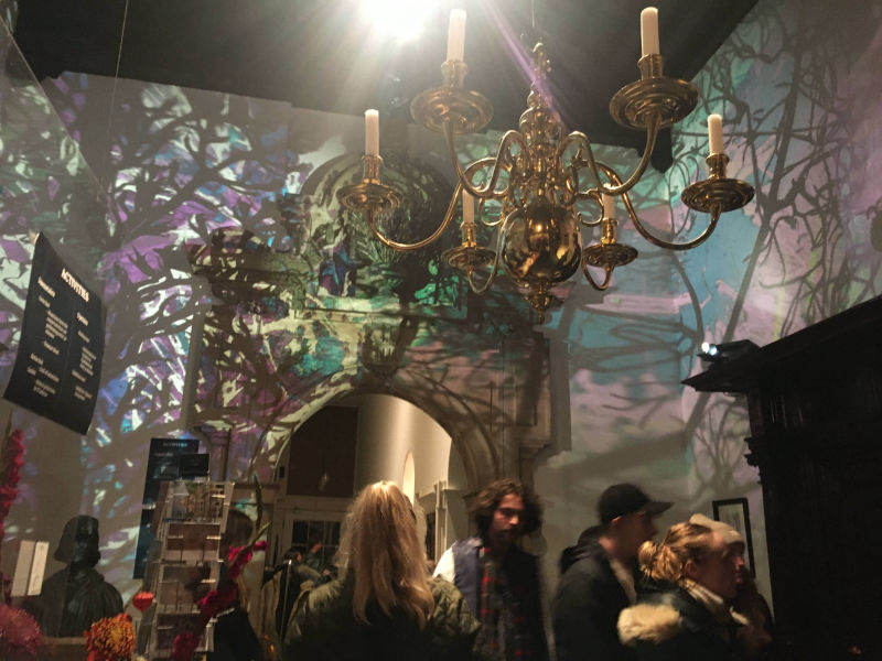 Embassy Of The Free Mind, projections, Museumnacht, Judocus, visual installation, 2022, Musemnacht