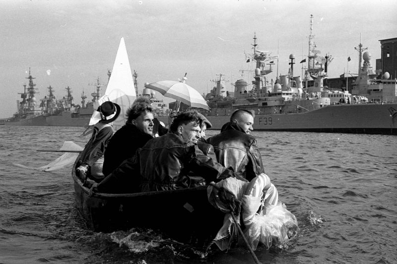 amsterdam, 80, ij, oorlog, marine, fabiola, bootje, demonstratie,judocus, fotografie,