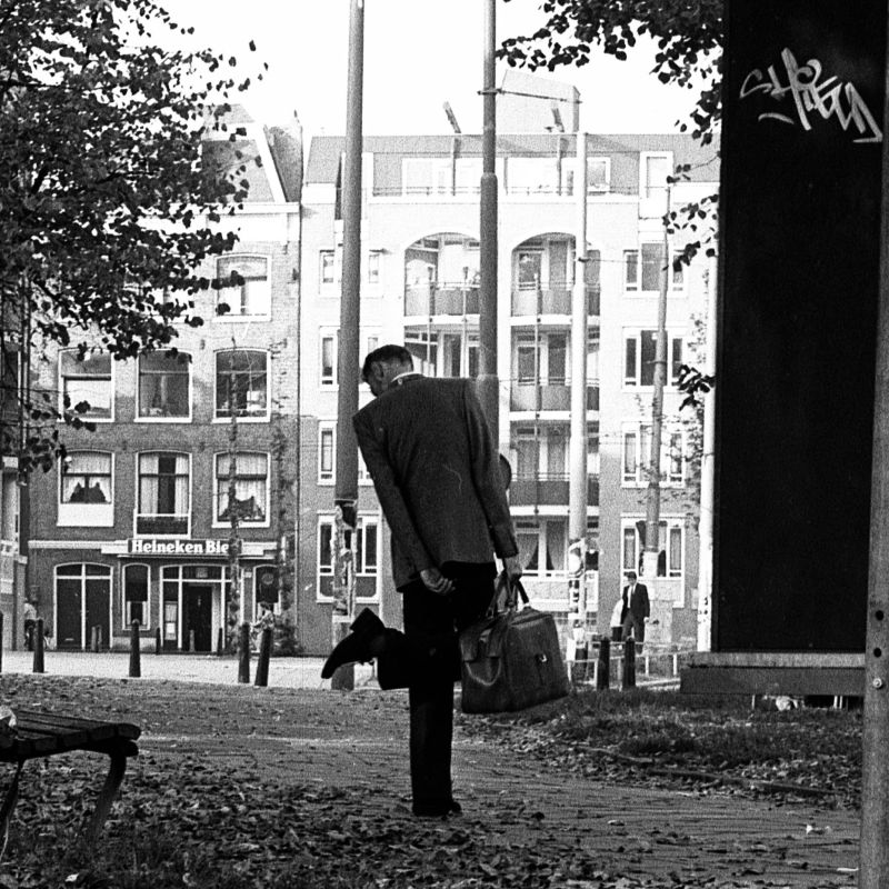 poep, schoen, amsterdam, jaren, 80, weteringcircuit, judocus, foto