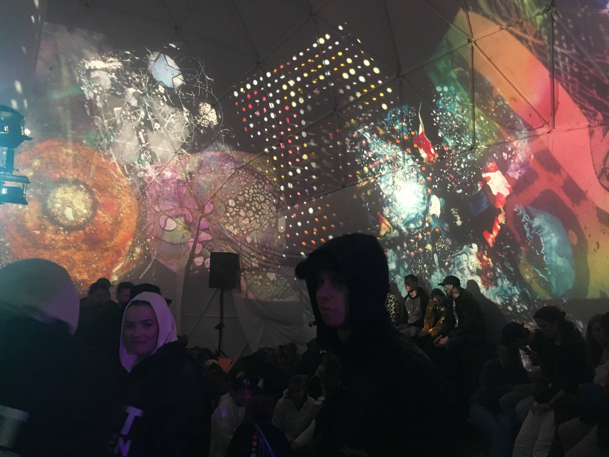 Liquicity, festival, Dome, projections, judocus, vj, surround