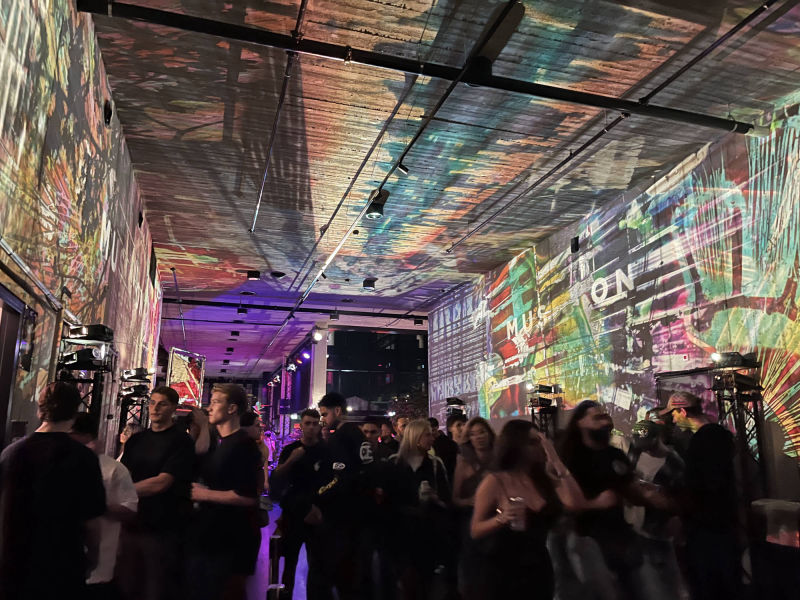 Loveland, ADE,  music on,visuals, projections, judocus, mediahaven, 2025