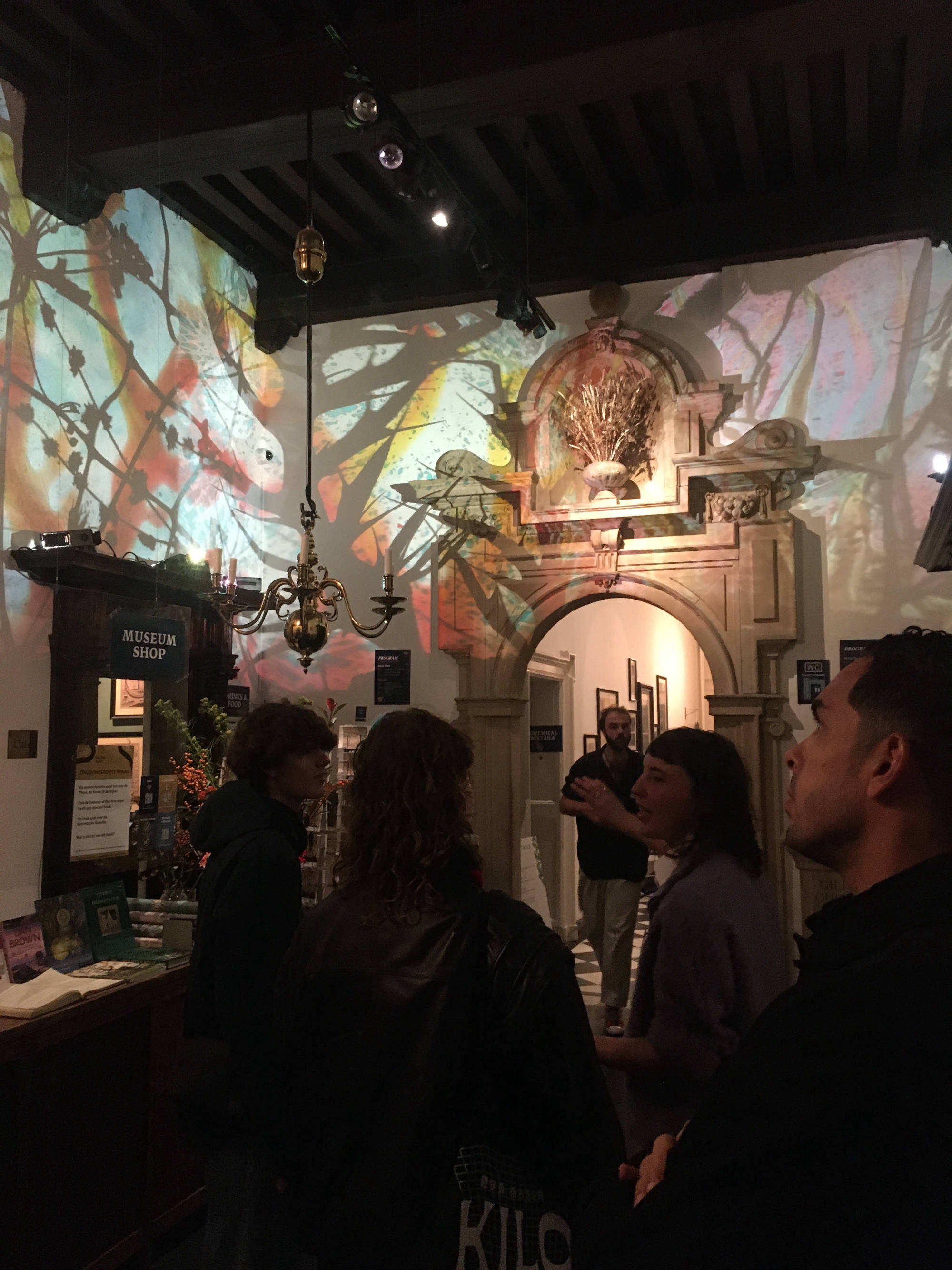 Judocus, dia, Embassy of the Free Mind, Projecties, visuals, museumNacht, 2023, Amsterdam