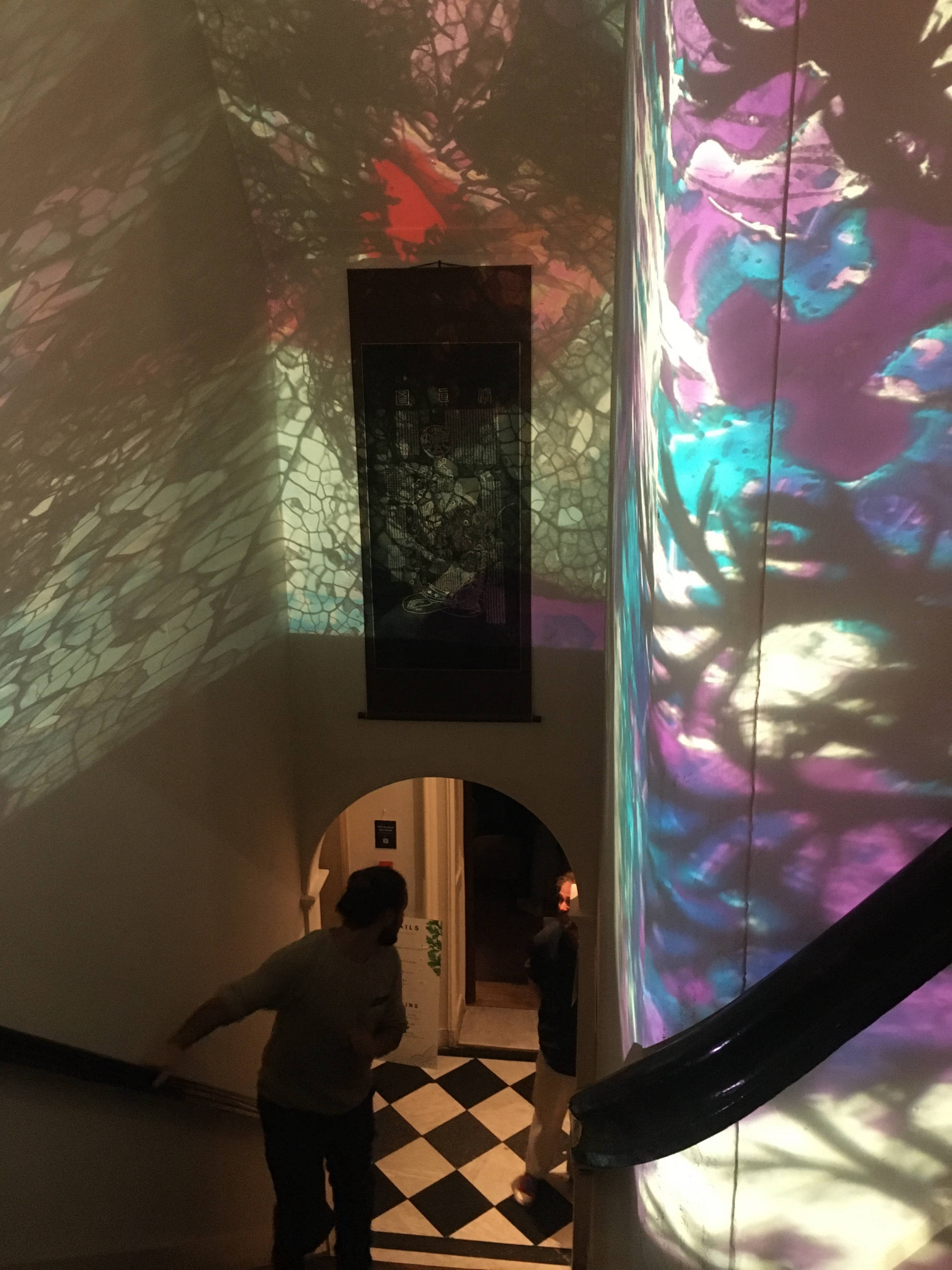 Judocus, dia, Embassy of the Free Mind, Projecties, visuals, museumNacht, 2023, Amsterdam, projecties