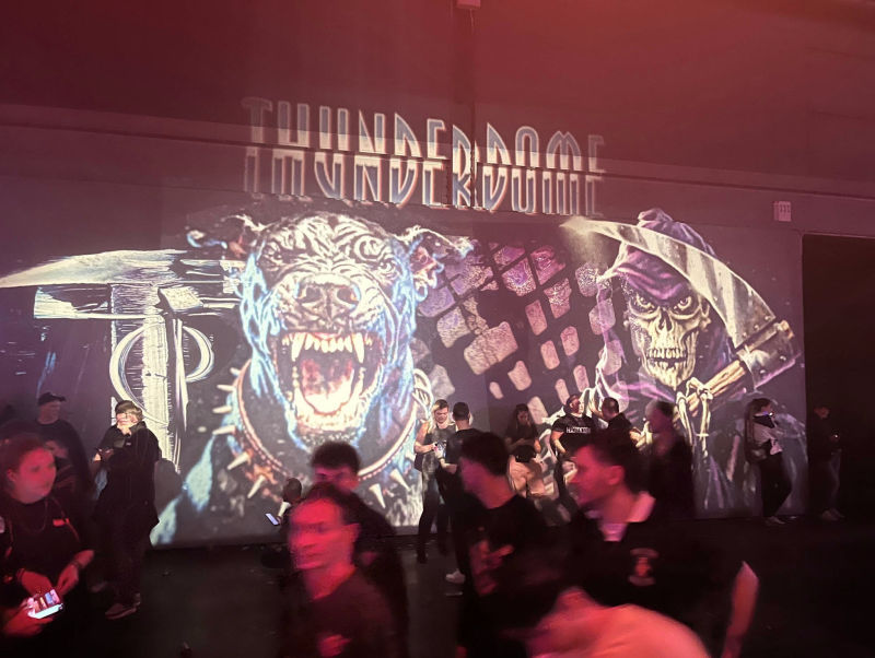 Thunderdome, 2026, visuals, projections, judocus, Slides in Motion, 2025