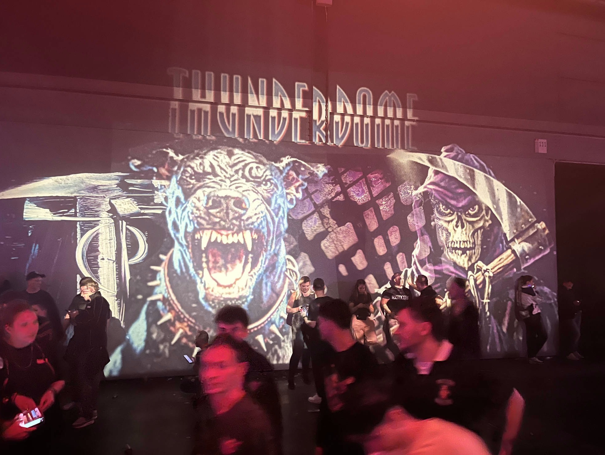 Thunderdome, 2026, visuals, projections, judocus, Slides in Motion, 2025