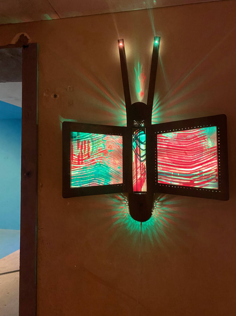 judocus,vj, lichtobjecten, lichtsculpturen,Electric Butterfly,  LED, RGB, projecties,