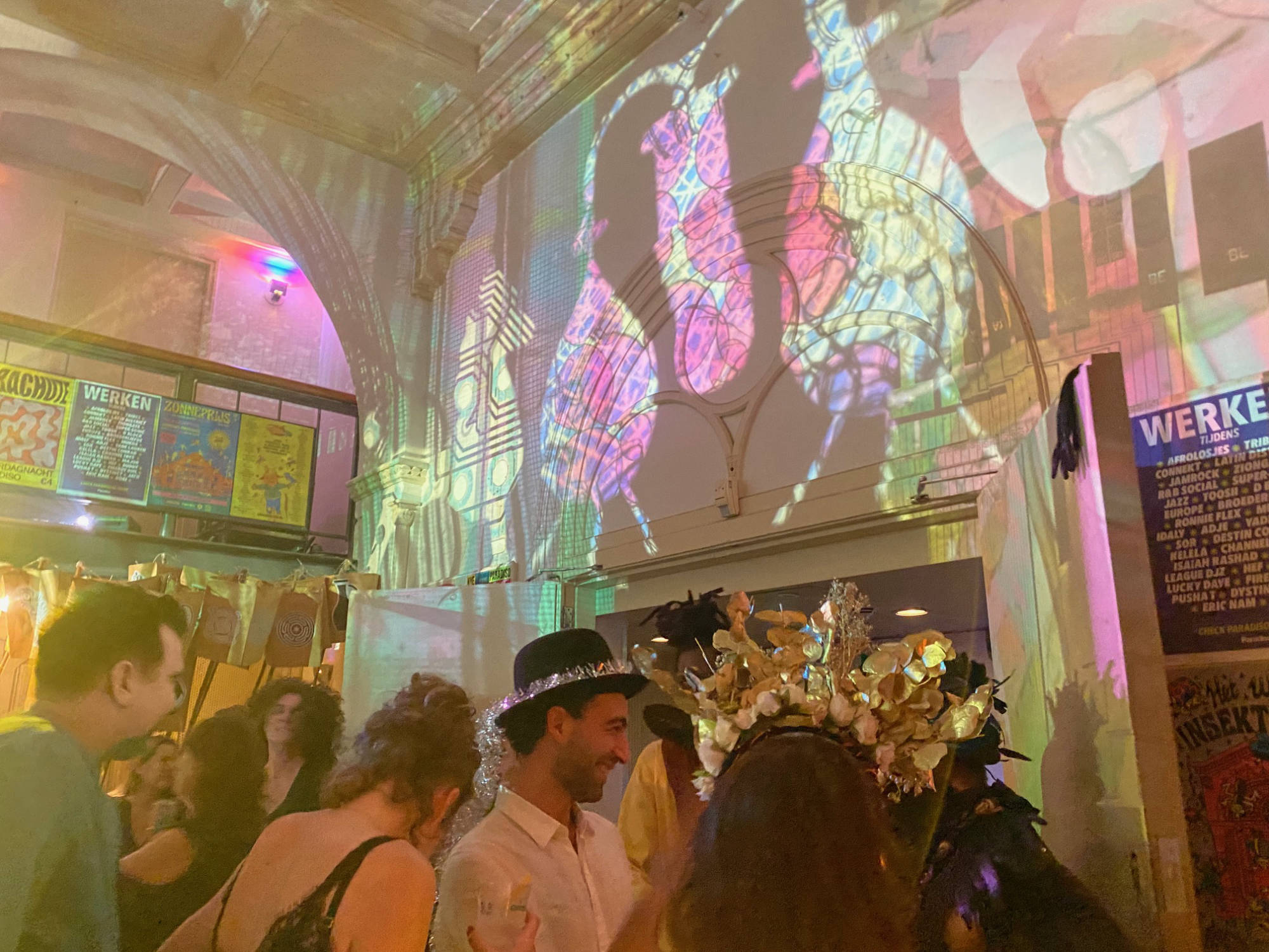 Ballonnenfeest, Paradiso, Ruigoord, 2023, Projecties, dia , Judocus, visuals