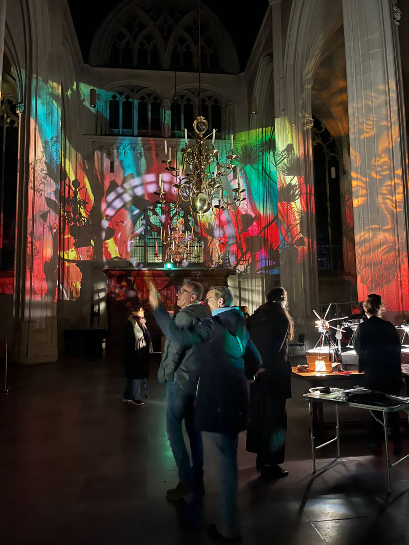Dia, projecties, Stevenskerk, Nijmege, judocus, 2024, visuals