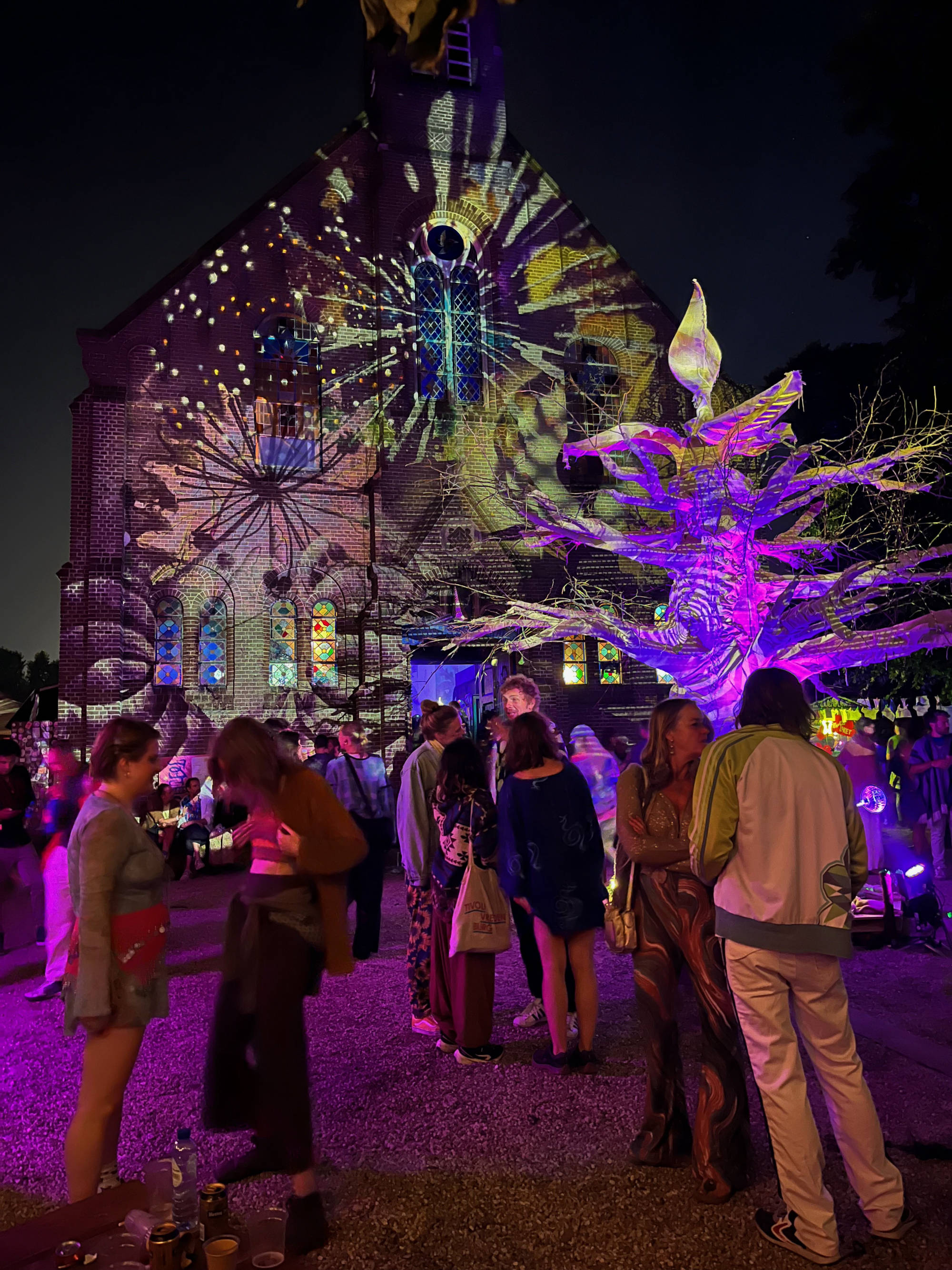 projecties, visuals, Judocus, Landjuweel, 2025, Ruigoord, kerk, olein, vj, Slides in Motion