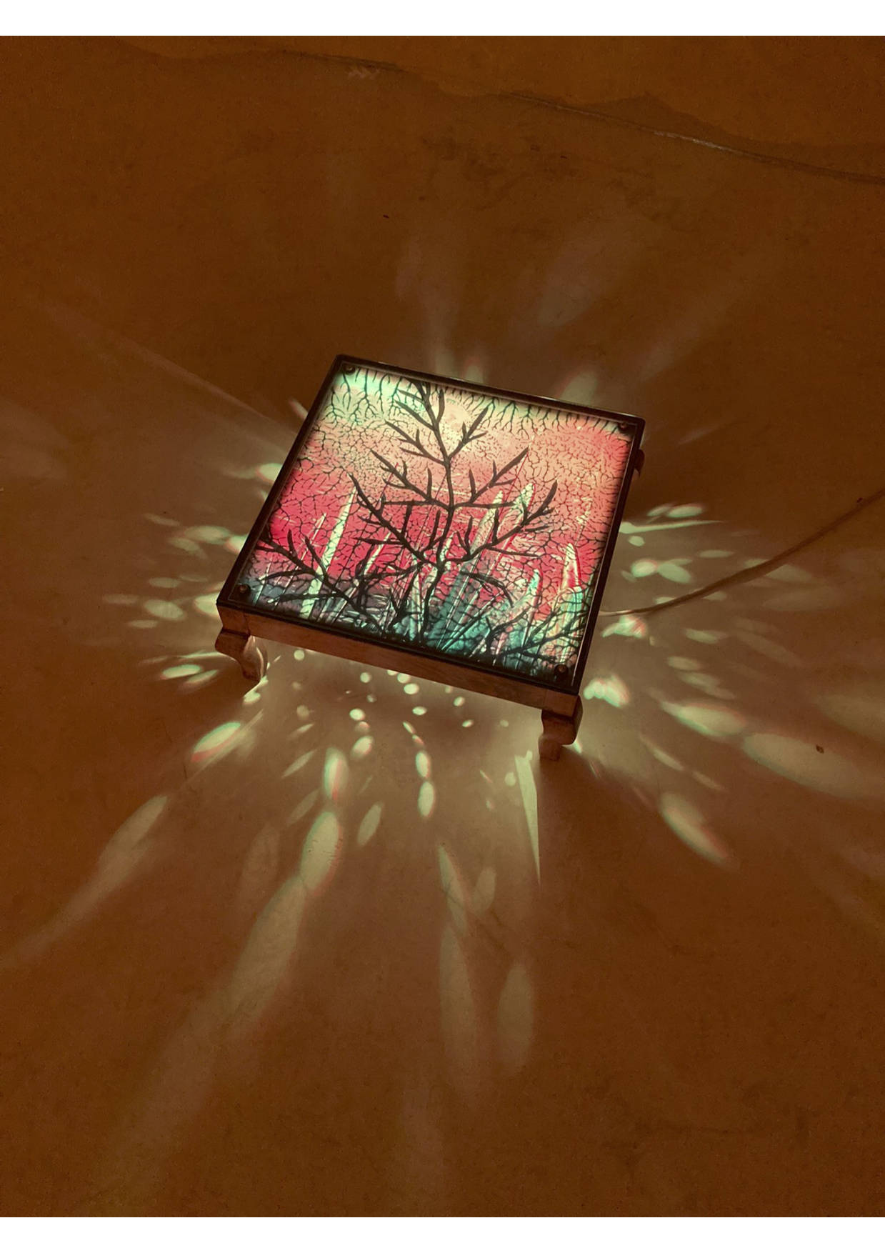 electric table, judocus van soest, lightsculptures, licht, objects, RGB, LED