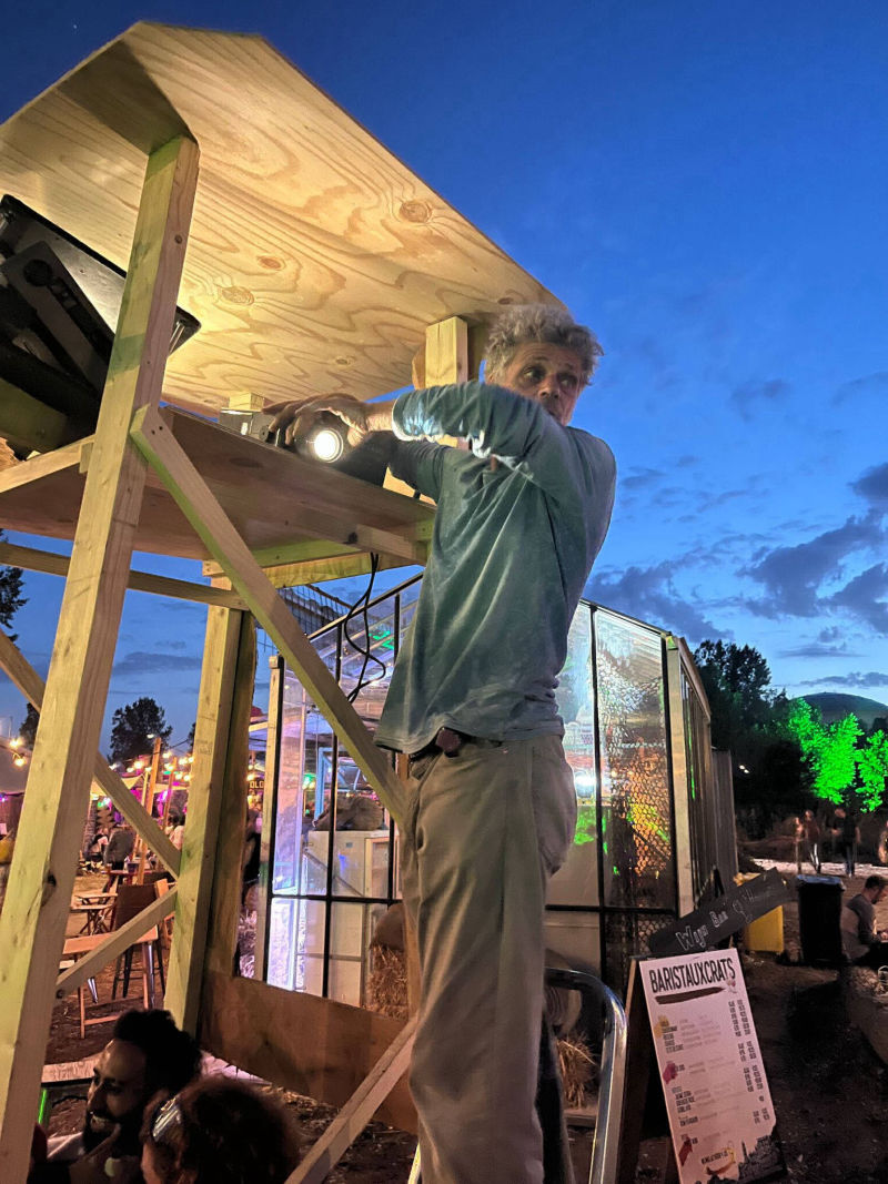 Projecties, Judocus, kerk, Ruigoord,landjuweel, festival 2023 