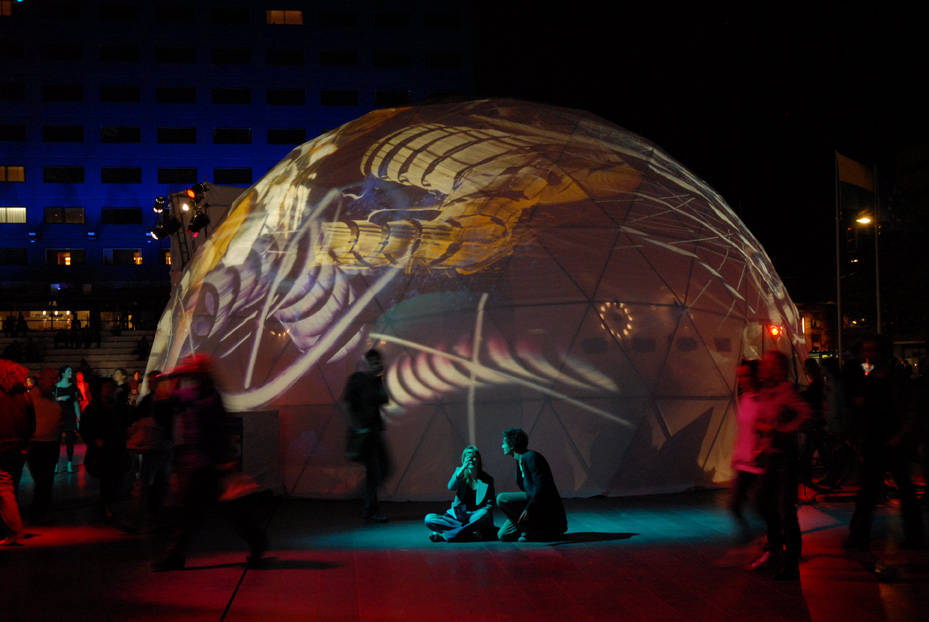 Judocus, visuals, jarno, ToDays, Art, festival, Spuiplein,  Den Haag, 2006