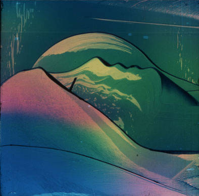 oilpaint, slides, lightbox, art, light objects, visuals, duratrans